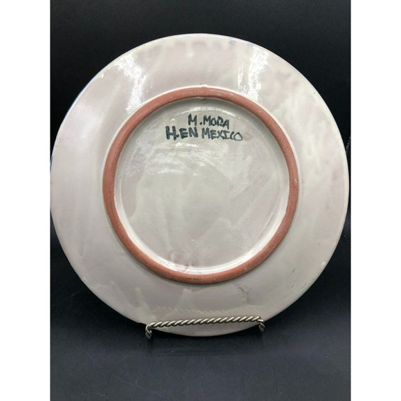 CALLA LILY Decorative Plate Talavera Pottery Hand Painted Mexican Folk Art - Picture 3 of 6